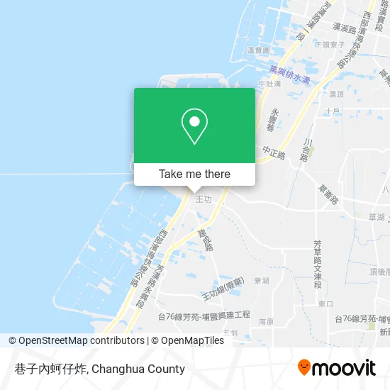 巷子內蚵仔炸地圖