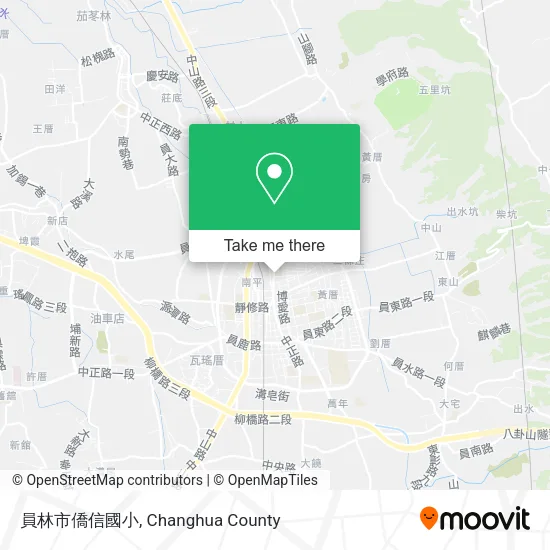 員林市僑信國小地圖