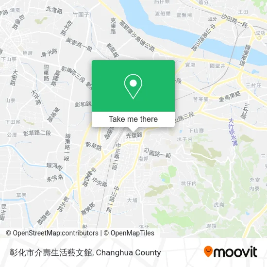 彰化市介壽生活藝文館地圖