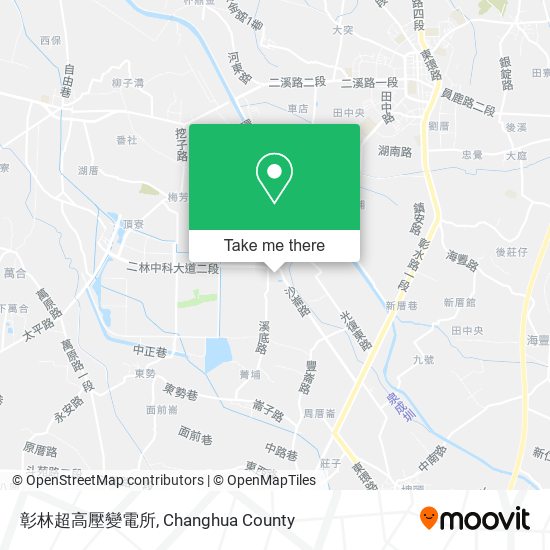 彰林超高壓變電所地圖