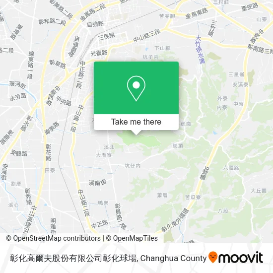 彰化高爾夫股份有限公司彰化球場地圖