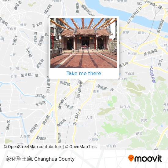 彰化聖王廟地圖