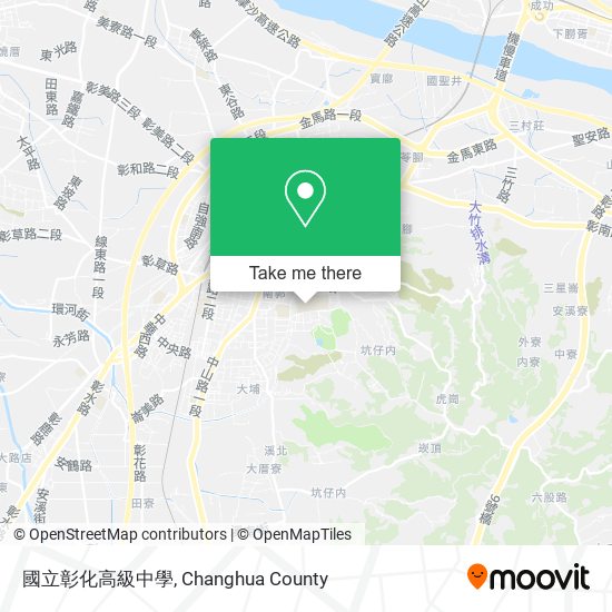 國立彰化高級中學 map