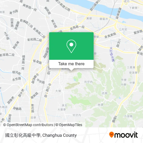 國立彰化高級中學地圖