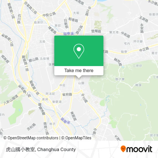 虎山國小教室地圖