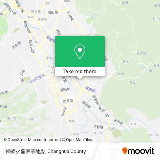 銅梁火龍表演地點地圖