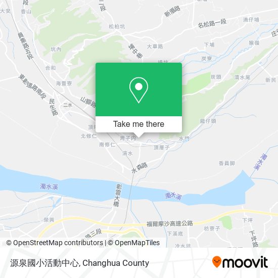 源泉國小活動中心 map