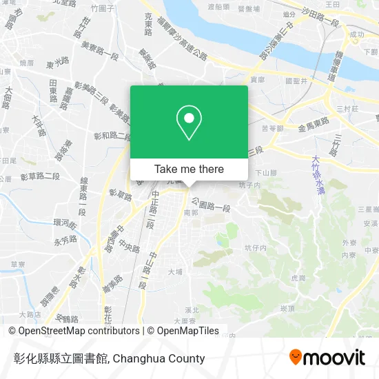 彰化縣縣立圖書館地圖