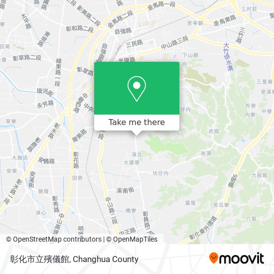彰化市立殯儀館 map