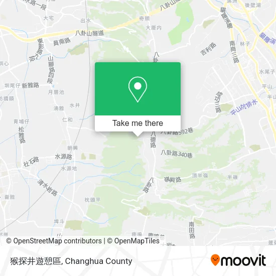 猴探井遊憩區 map