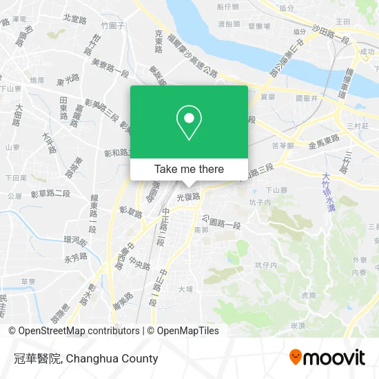 冠華醫院 map
