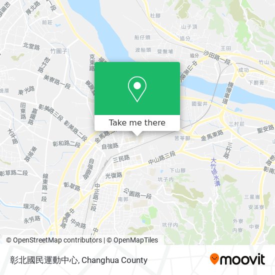 彰北國民運動中心 map