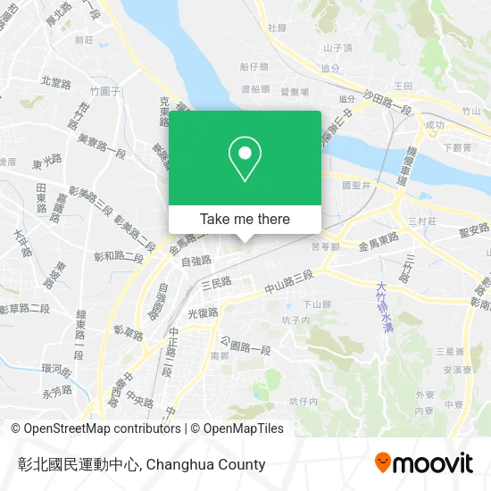 彰北國民運動中心地圖