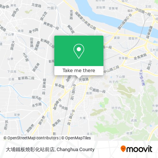 大埔鐵板燒彰化站前店 map