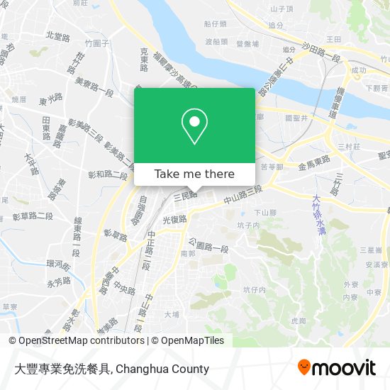 大豐專業免洗餐具 map