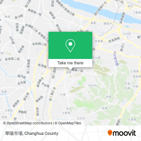 華陽市場 map