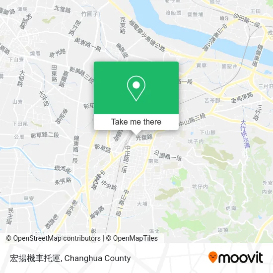宏揚機車托運 map