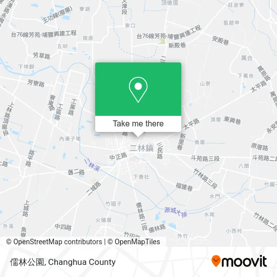儒林公園地圖