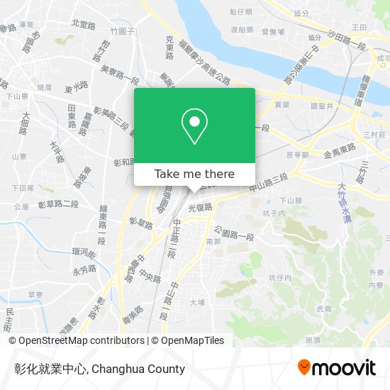 彰化就業中心 map