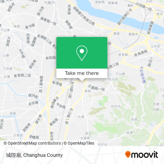 城隍廟 map