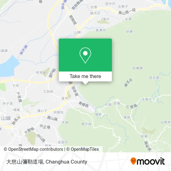 大慈山彌勒道場地圖
