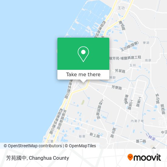 芳苑國中 map