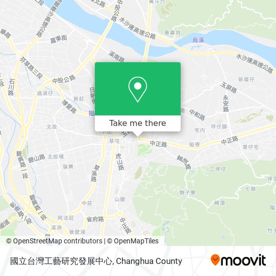 國立台灣工藝研究發展中心 map