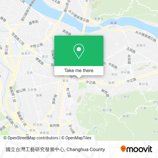 國立台灣工藝研究發展中心地圖