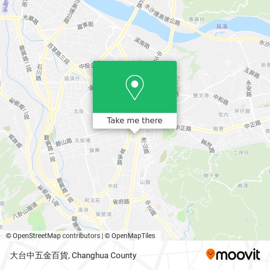 大台中五金百貨 map