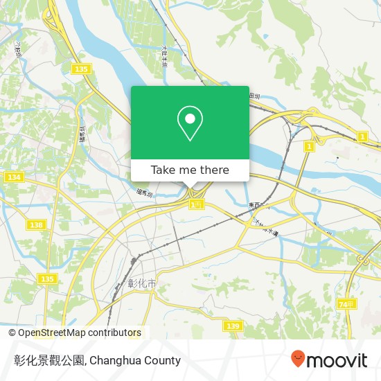 彰化景觀公園 map