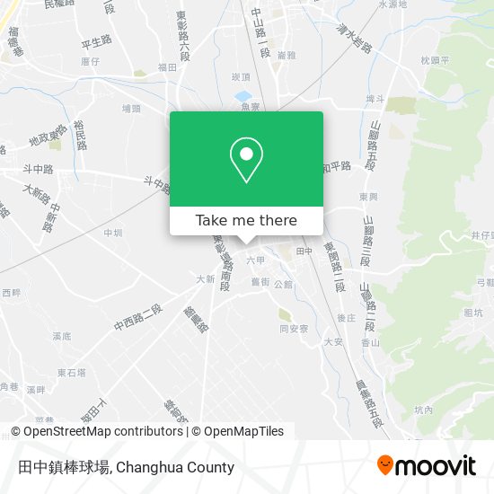 田中鎮棒球場 map