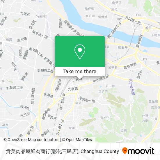 貴美肉品屋鮮肉商行(彰化三民店)地圖