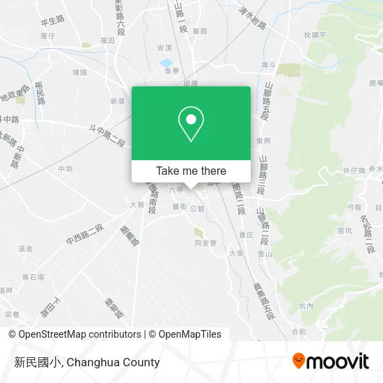 新民國小地圖