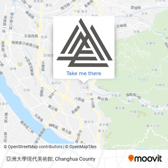 亞洲大學現代美術館 map