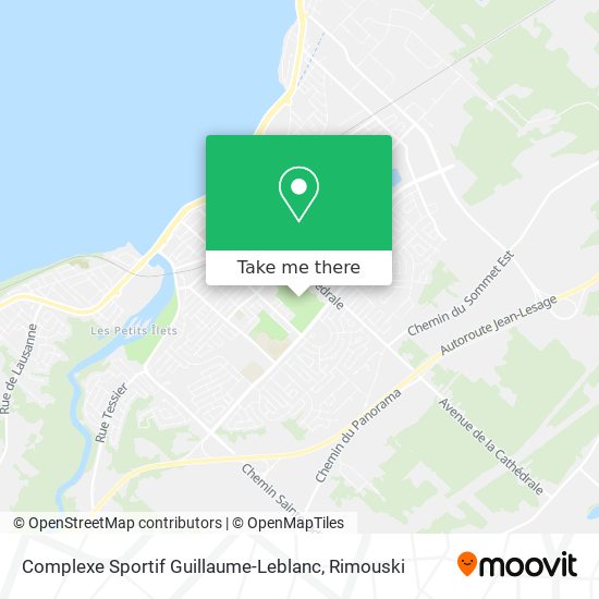 Complexe Sportif Guillaume-Leblanc map