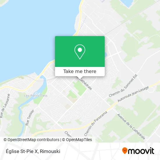 Église St-Pie X map