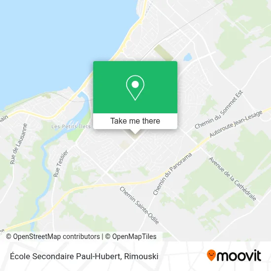 École Secondaire Paul-Hubert map