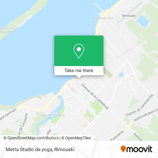 Metta Studio de yoga map