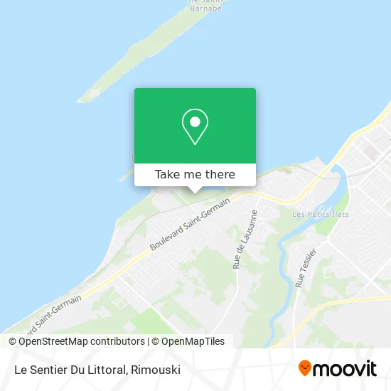 Le Sentier Du Littoral map