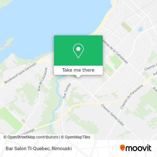 Bar Salon TI-Quebec map