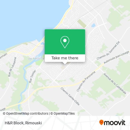 H&R Block map