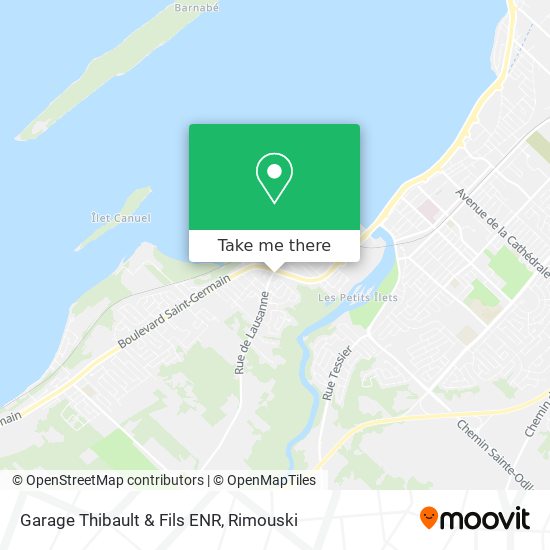 Garage Thibault & Fils ENR map