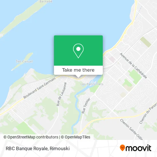 RBC Banque Royale map