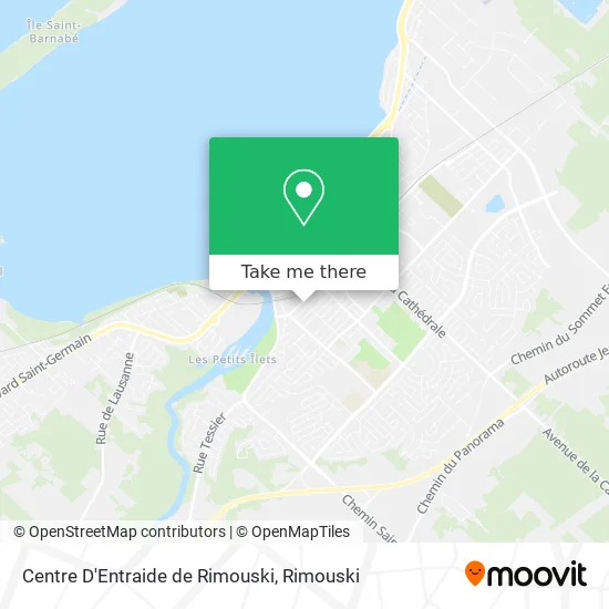 Centre D'Entraide de Rimouski map