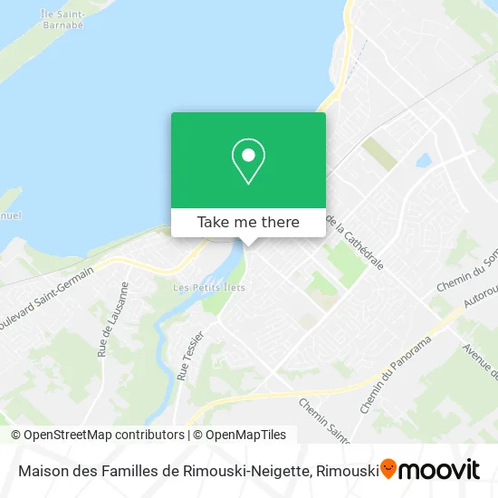 Maison des Familles de Rimouski-Neigette map