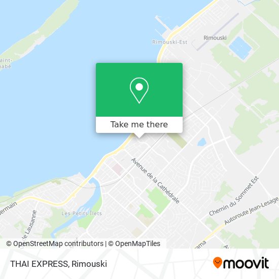 THAI EXPRESS map