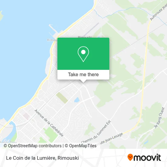 Le Coin de la Lumière map
