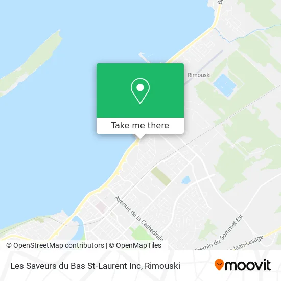 Les Saveurs du Bas St-Laurent Inc map