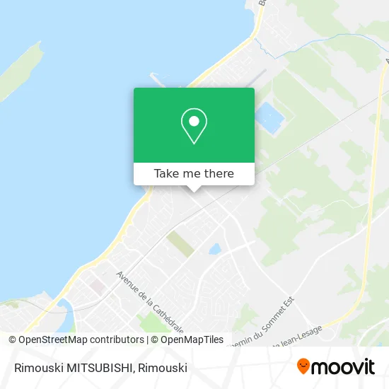 Rimouski MITSUBISHI map