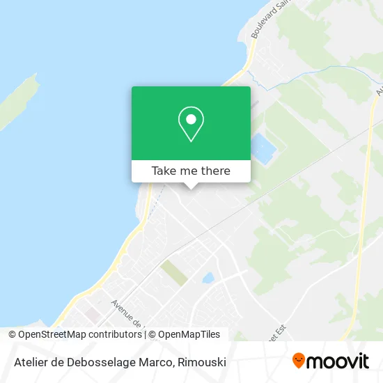 Atelier de Debosselage Marco map